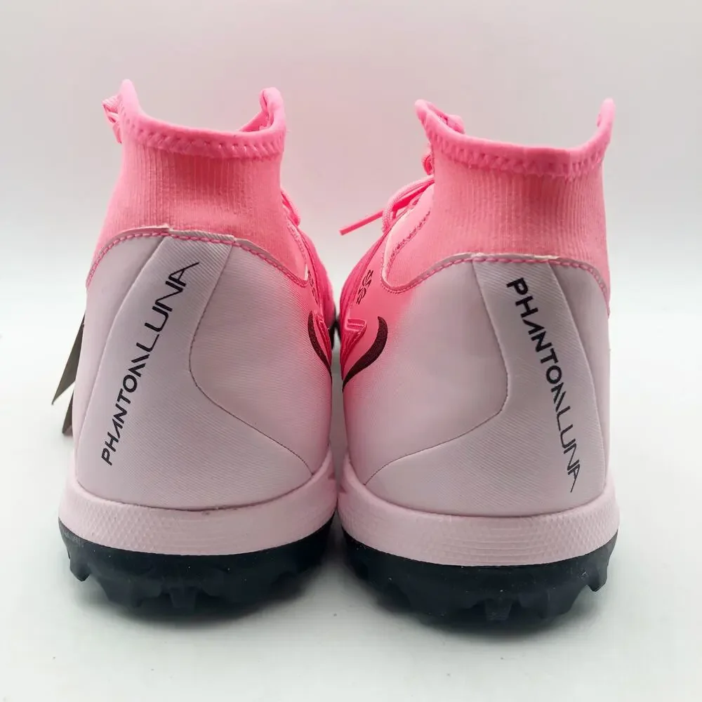Nike Phantom Luna 2 Academy TF Soccer Cleats Mens 11 Pink Turf Shoes NIB